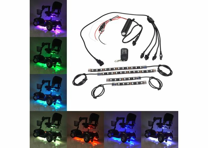 Buy π€© Mon Ster Multi-Color LED Light Kit For Mobility Scooters & Power Chairs β¨ 4 Buy π€© Mon Ster Multi-Color LED Light Kit For Mobility Scooters & Power Chairs β¨ - Image 2
